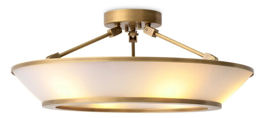 Ferette taklampe antique brass