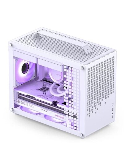 Jonsbo Z20 Micro ATX Minitower Kabinett Hvit med Bærehåndtak Jonsbo Z20 Micro ATX Minitower Kabinett Hvit med Bærehåndtak