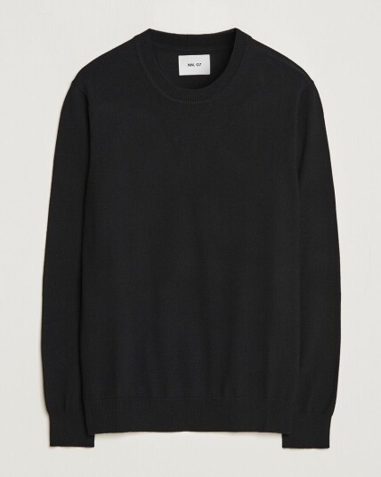 NN07 Ted Merino Crew Neck Pullover Black