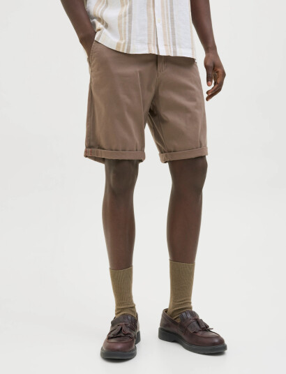 Jack & Jones Jpstbowie Shorts Solid Srt Sn - Brown - S