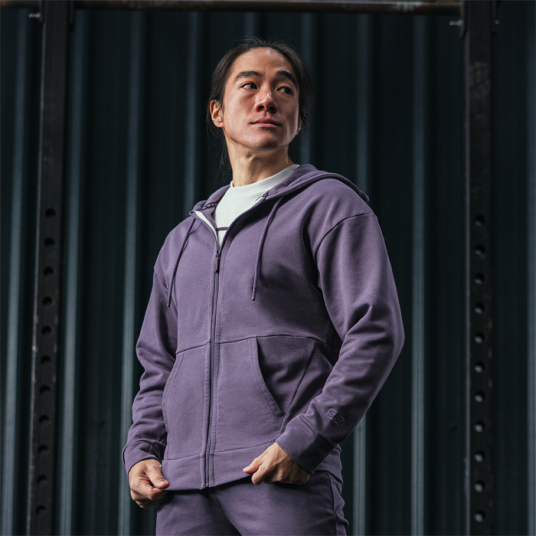 Sbd Apparel Aspire Zip Hettegenser Unisex Lavender 5XL