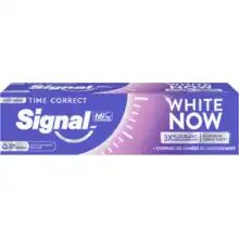 Signal White Now Time Correct Toothpaste Zubní pasta pro odstranění dlouhodobého zažloutnutí 75ml