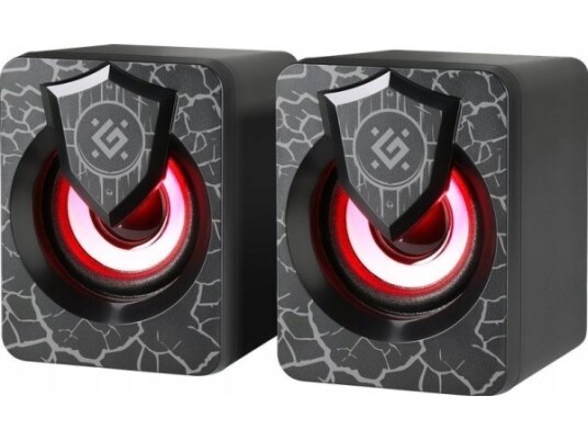 Defender Speaker Defender Onyx 2.0 6W Usb-Høyttalere Med Led-Bakgrunnsbelysning Defender Speaker Defender Onyx 2.0 6W Usb-Høyttalere Med Led-Bakgrunnsbelysning