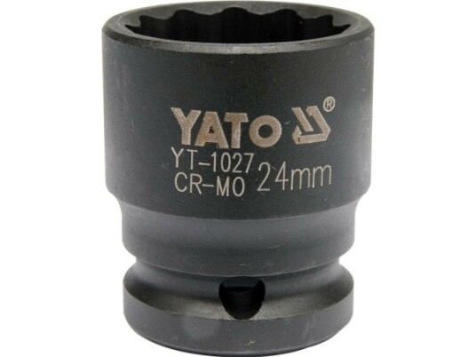 Yato 1/2" 24mm Sekskantet Slagsokkel - Håndverktøy YT-1027