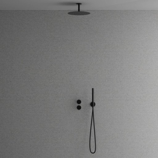 Primy Steel Harmonized 2y Dusjløsning Ø300 mm, Shadow Primy Steel Harmonized 2y Dusjløsning Ø300 mm, Shadow
