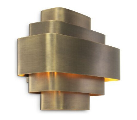 Pegaso vägglampa vintage mässing