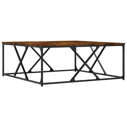 Salongbord røkt eik 100x100x40 cm konstruert tre 8721012125278 Salongbord røkt eik 100x100x40 cm konstruert tre 8721012125278
