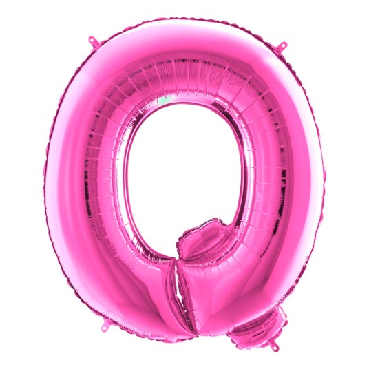 Ballongkungen AB Bokstavballong Rosa - Bokstav Q