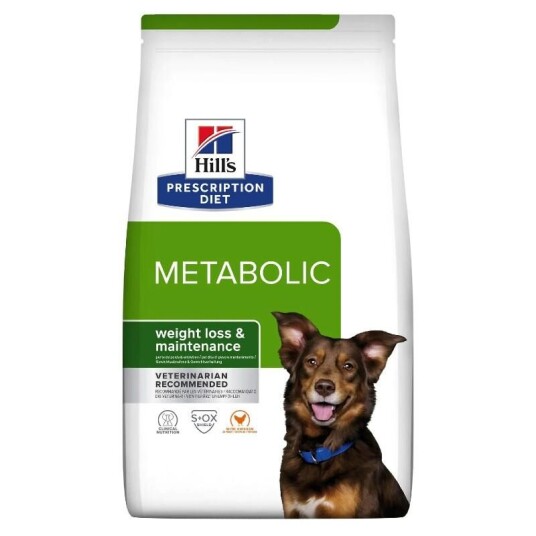 Hill's Prescription Diet Metabolic tørrfôr til hund med kylling 12 kg for vektreduksjon