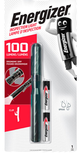 Energizer Inspection Pen Lommelykt - Inkl. Batterier, 100 lm - 25 m Energizer Inspection Pen Lommelykt - Inkl. Batterier, 100 lm - 25 m