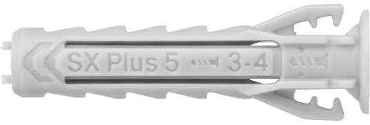 Fischer SX Plus Ekspansjonsplugg 5x25mm 100 Stk - Nylon, Grå