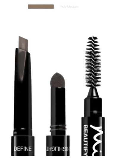 Mii Cosmetics Beautifying Brow Wand 3 typer Truly Medium 02 Mii Cosmetics Beautifying Brow Wand 3 typer Truly Medium 02