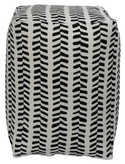 Nordstrand Home Sidepuff 28x28x40 cm Sort med mønster Praktisk puff fra Nordstrand Home Sidepuff 28x28x40 cm Sort med mønster Praktisk puff fra