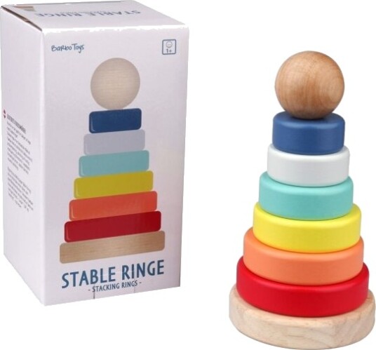 Barbo Toys Stacking Rings Multi/patterned ONE SIZE