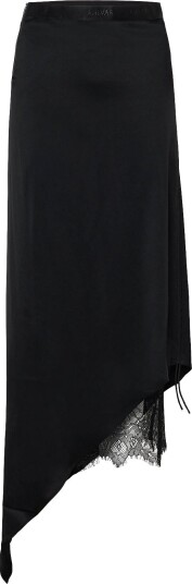 Ahlvar Gallery Haley Lace Skirt BLACK XL