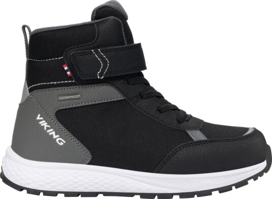 Viking Kids' Equip Sneaker Waterproof Insulated 39, Black/Grey Viking Kids' Equip Sneaker Waterproof Insulated 39, Black/Grey
