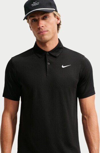 Nike Velocity M Dri Fit Golf Polo Svart Golf pologenser herre Black White X Large