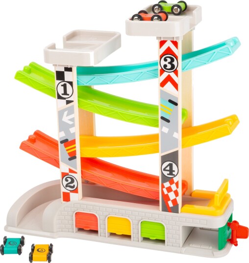 Small Foot Garasje Og Bilbane Med Parkering 36 cm Fra 18 Måneder