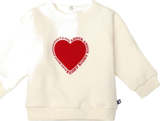 Petit Bateau Sweat Shirts Cream 74