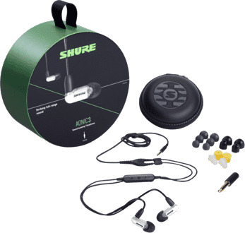 Shure Aonic 3 Ørepropper 3,5 Mm Jakk Stereo Hvit Shure Aonic 3 Ørepropper 3,5 Mm Jakk Stereo Hvit