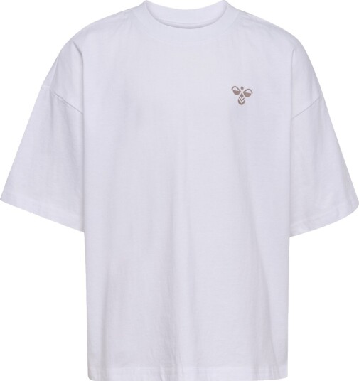 Hummel T skjorte hmlJR Tåpelig Bright White Hummel 7 8 år (122 128) T skjorte Hvit