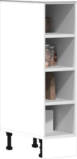  Bunnskap hvit 20x44,5x81,5 cm konstruert tre 8721158425300