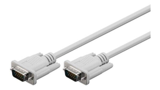 Pro VGA-kabel 3m Grå Fniklet HD-15 Hann