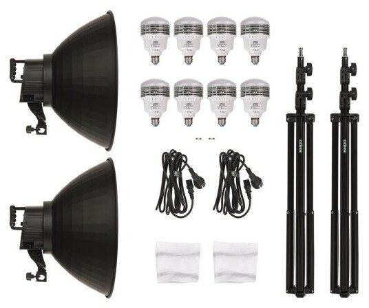 Dörr DL 400 Kontinuerlig LED lyssett Med 4x25W Pærer 2 pack