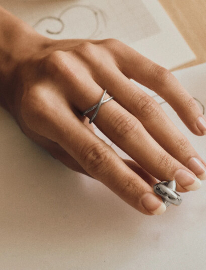 Edblad Alexa Ring S Steel Silver XL