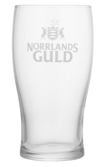 Norrlands Guld ølglass 50 cl Norrlands Guld ølglass 50 cl