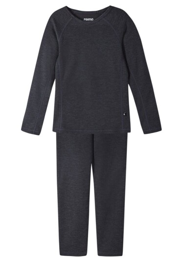 Reima Thermal Set, Lani Black Melange 140 cm Reima Thermal Set, Lani Black Melange 140 cm