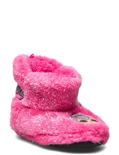 L.O.L Girls Houseshoes Pink 24 L.O.L Girls Houseshoes Pink 24
