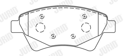 Bremseklosser JURID 573124J Bremseklosser JURID 573124J