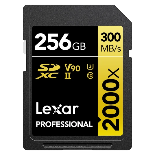 Lexar Professional GOLD Series - flash memory card - 256 GB - SDXC UHS-II