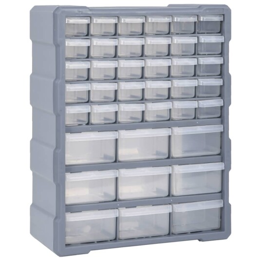 Sortimentskap med 39 skuffer 38x16x47 cm Sortimentskap med 39 skuffer 38x16x47 cm