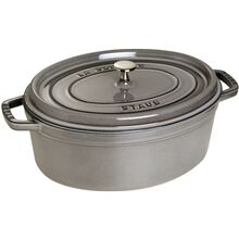 Staub Oval gryte 6,7 L Grå 1694056-03-0 1721342-02-0