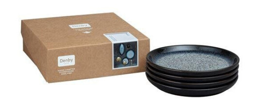 Denby - Halo Coupe tallerken 21 cm 4 stk Denby - Halo Coupe tallerken 21 cm 4 stk