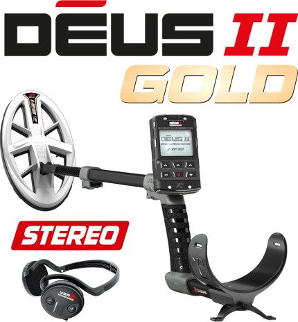 XP DEUS II GOLD Metalldetektor HF2-RC-WSAST