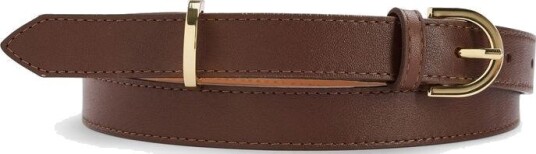 Maison Boinet Woman belt 20mm 100 brun dame