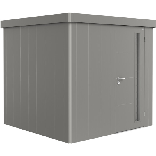 BIOHORT REDSKAPSBOD NEO 2B STD. DØR KVARTSGRÅ METALLIC BIOHORT REDSKAPSBOD NEO 2B STD. DØR KVARTSGRÅ METALLIC