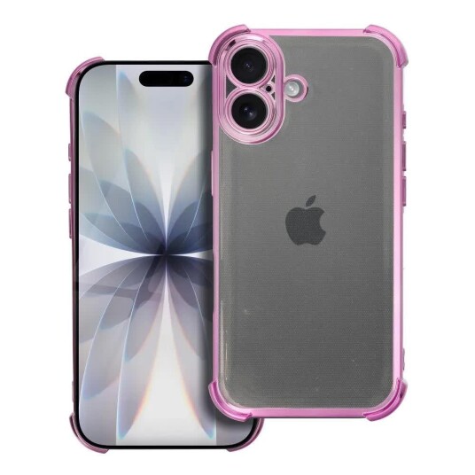 OEM Antishock Electro Deksel for iPhone 17 Rosa