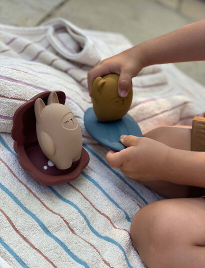 Fabelab Bath Toys - Bunny & Shell - Multi/patterned - ONE SIZE