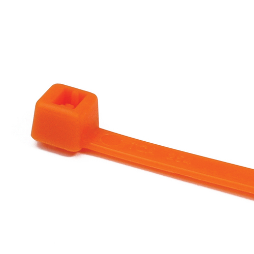 Hellermann Tyton T50R OG Buntebånd 4,6 x 200 mm 100 pakning Oransje Installasjonsmaterial