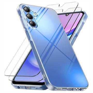 Saii Samsung Galaxy S25 FE Saii 2 i 1 TPU deksel / Beskyttelsesglass