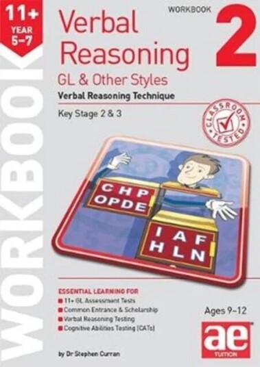 11+ Verbal Reasoning Year 5-7 Gl & Other Styles Workbook 2 Av Stephen C. Curran