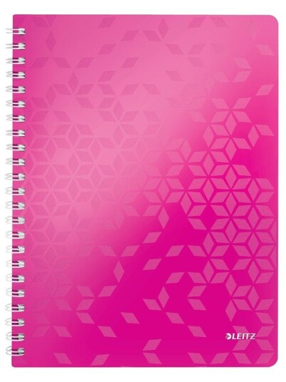 Leitz Notatbok WOW PP A4 Linjer 80 ark