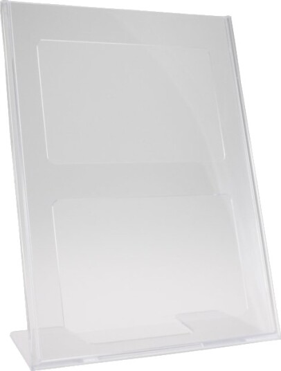 Brosjyredisplay Klar A4 L Form T/Brett 210X297mm227x1000x285mm 0,1125Kg 1 Stk Brosjyredisplay Klar A4 L Form T/Brett 210X297mm227x1000x285mm 0,1125Kg 1 Stk