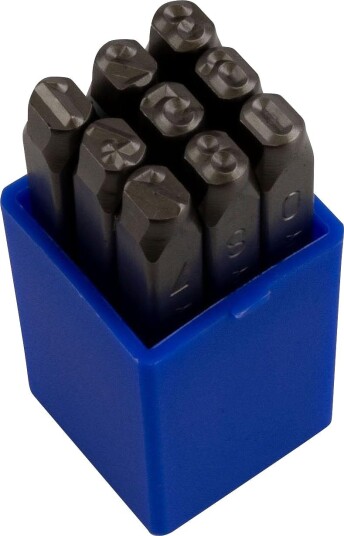 PELA 549848 Sifferstanser 6 mm, 9-pakk, Verksted & bil