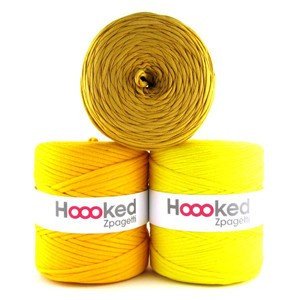 Hoooked Zpagetti Stoffgarn Unicolor 13 Gule Nyanser 1 stk.
