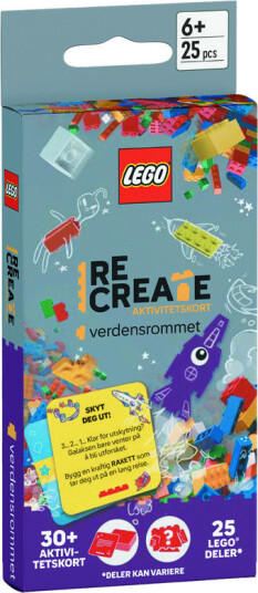 Lego Recreate Aktivitetskort Verdensrommet
